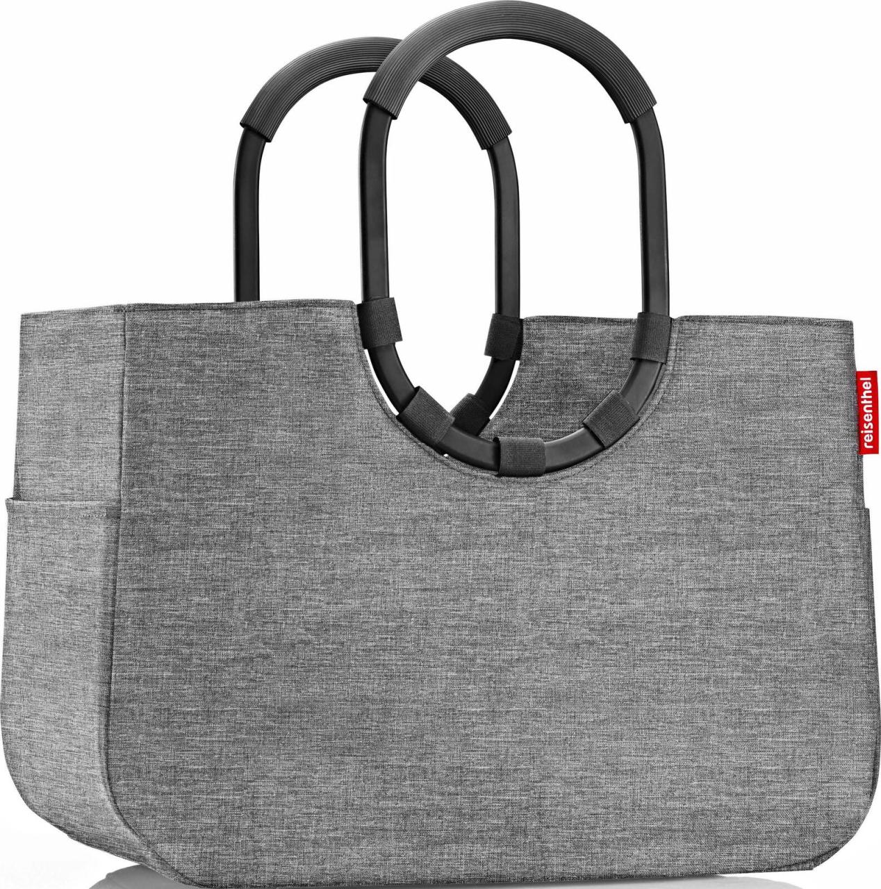 4012013722059 - Reisenthel Accessoires Gmbh&cokg - reisenthel loopshopper l Frame Einkaufstasche Einkaufskorb Tragetasche Tasche Twist Silver 25 l OR7052