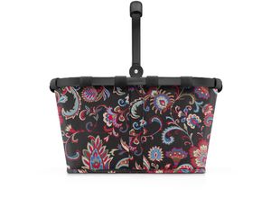 4012013731297 - reisenthel carrybag Einkaufskorb Picknickkorb Tragetasche Frame Paisley Black 22 L BK7063