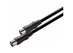 4012074125745 - Antennenkabel Koax-Kabel 075mtr Schwarz Nr 3990022690 - Scanpart