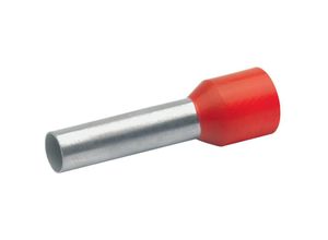 4012078023856 - Klauke - 100 Stück Aderendhülse isoliert din 46228 10 mm² 18 mm rot