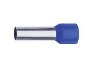 4012078038546 - GR1708 Aderendhülse 075 mm² Teilisoliert Blau 500 St - Klauke