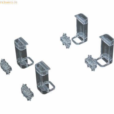 4012086001198 - helit Stapelelement für Briefablage PS (Polystyrol) Transparent