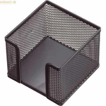 4012086009415 - Zettelbox Mesh Metall schwarz leer