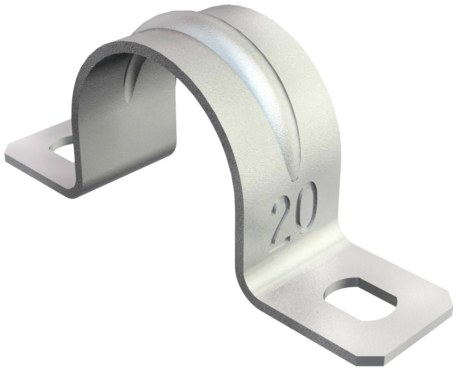 4012195016991 - OBO 605 19 G Befestigungsschelle zweilappig 19mm St G 1018191 (Inhalt 100 Stück)