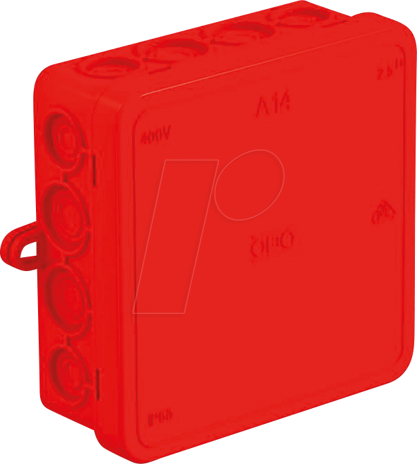 4012195917113 - OBO 2000386 - Kabelabzweigkasten A 14 rot