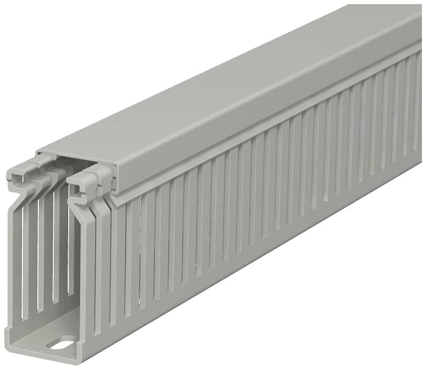 4012196001255 - OBO LK4 60025 Verdrahtungskanal 60x25x2000 PVC steingrau RAL7030 6178028 (Inhalt 2 Stück)