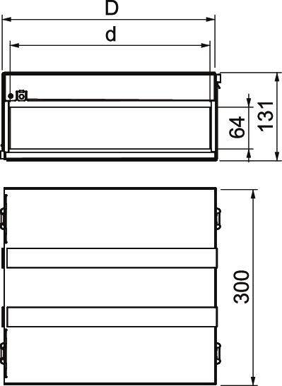 4012196811984 - OBO PMB 610-4 A2 Brandschutzbox vierseitig mintumeszierenden 7204000