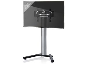 4012246170351 - Ebuy24 - Stadino Mini Fernsehtisch mit v Fuß und 1 Glasablage Silberfarbig