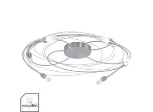 4012248322390 - Paul Neuhaus Deckenlampe Nelia m LED 6fl Ø 60 cm stahl