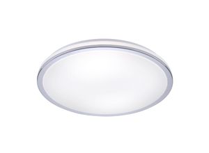 4012248331385 - Q-Smart LED Deckenleuchte Q-Benno in Silver inkl Fernbedienung 490 mm [Gebraucht - Wie Neu] - grey