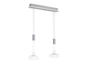 4012248350409 - Led Pendelleuchte Q-Etienne in Silber 3x85W 1300lm - Silber - Q-smart