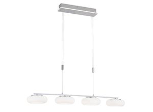 4012248350461 - Led Pendelleuchte Q-Etienne in Silber 5x88W 2650lm - Silber - Q-smart