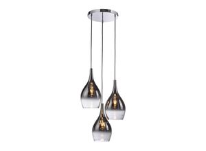 4012248366097 - Pendelleuchte Pilua in Schwarz-transparent E27 - black - Paul Neuhaus