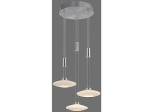 4012248366448 - Led Pendelleuchte Lautada in Silber 3x 75W 2850lm - grey - Paul Neuhaus