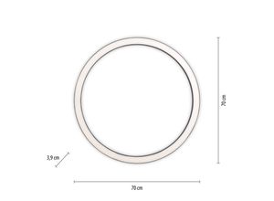 4012248373521 - LED-Deckenlampe PURE Lines Ø 70 cm anthrazit CCT Remote