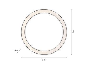 4012248375853 - LED-Deckenlampe PURE Lines Ø 50 cm anthrazit CCT Remote