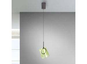 4012248383605 - Paul Neuhaus LED-Pendellampe Zula grün Ø 15 cm Glas