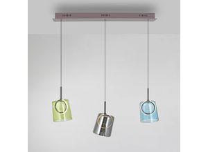 4012248383629 - Paul Neuhaus LED-Pendellampe Zula Länge 87 cm bunt 3-flg