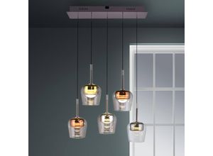 4012248383889 - Paul Neuhaus Smart-LED-Hängelampe Q-Kon multicolor 5-flammig