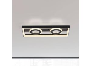 4012248384893 - Paul Neuhaus LED-Deckenlampe Traforo Länge 45 cm schwarz