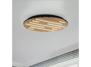 4012248385364 - Paul Neuhaus Smart-LED-Deckenleuchte Q-Akustik Holz Ø 60 cm