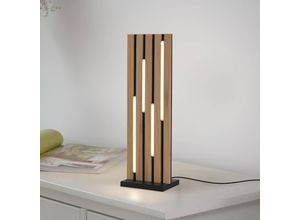 4012248385395 - Paul Neuhaus Smart-LED-Tischlampe Q-Akustik Holz Höhe 60 cm