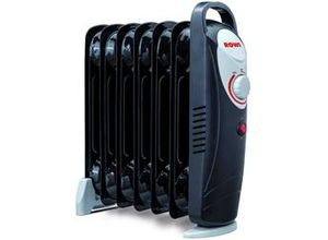 4012294211020 - Lradiator 7 Rippen hor 800 7 2 Mini schwarz Ölheizgerät Elektroheizung - Rowi