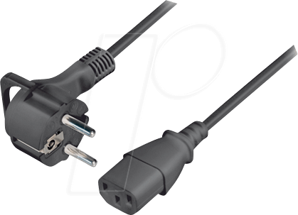 4012386055297 - NKSK TM N 20 - Netzkabel Schutzkontaktstecker 15 m sw C13