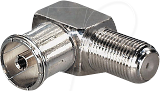 4012386066835 - MATR FF19WL - IEC (Coax) Buchse > F Buchse Winkeladapter 4012386066835 - MATR FF19WL - IEC (Coax) Buchse > F Buchse Winkeladapter