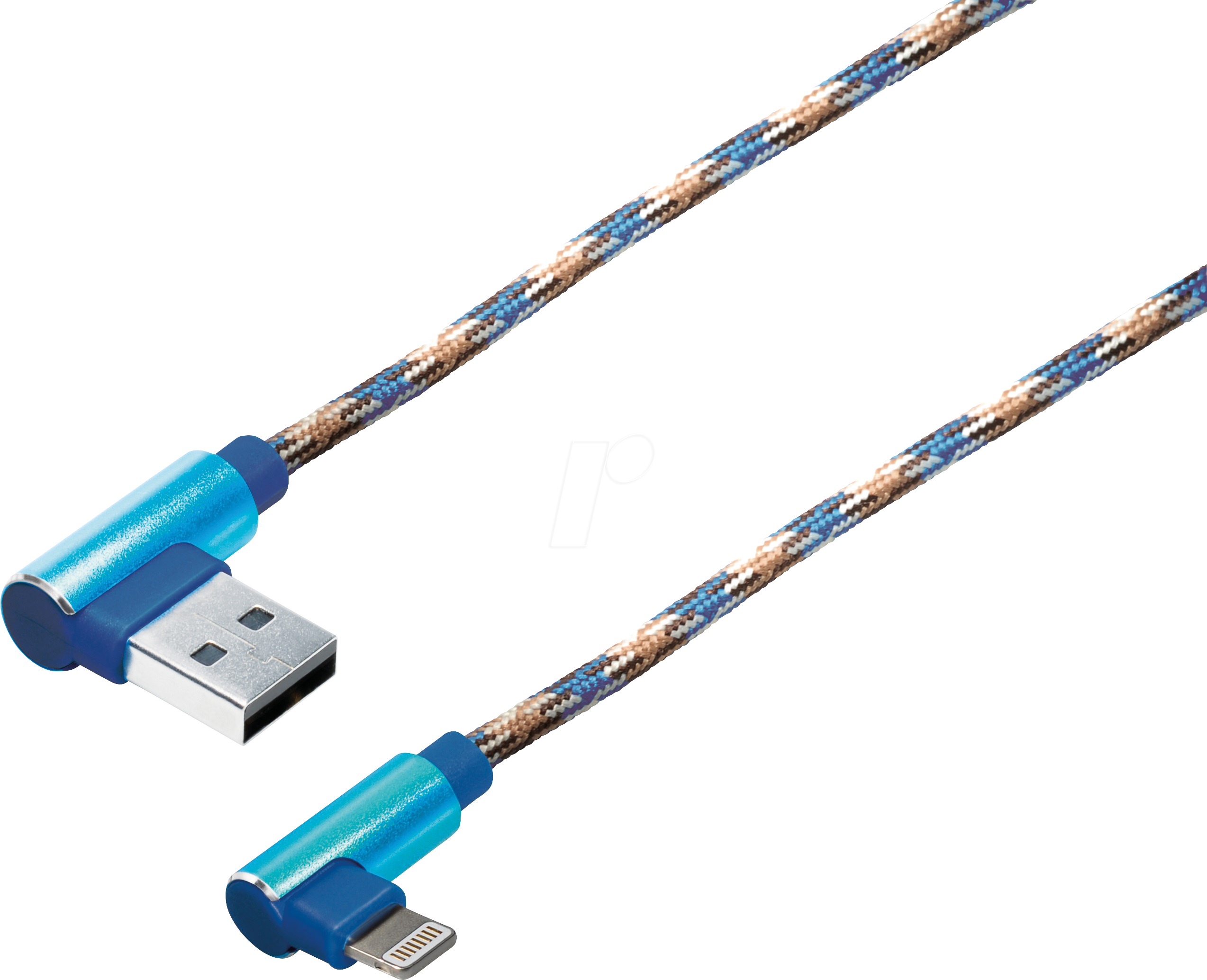 4012386067511 - MATR M10L - Sync- & Ladekabel USB A -> 8 pol 10m gew blau