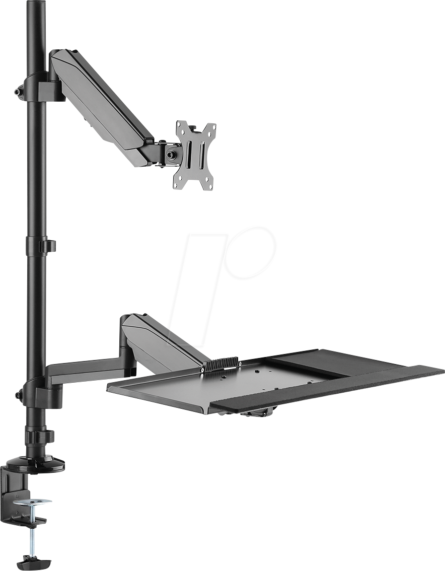 4012386137443 - MYW HL63L - Arbeitsstation Monitor- + Tastaturhalterung Tischmontage