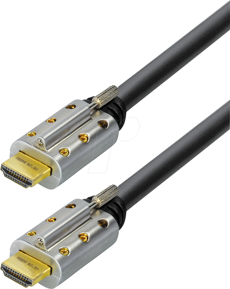 4012386150923 - Maxtrack HDMI Anschlusskabel HDMI-A Stecker HDMI-A Stecker 1000 m Schwarz C 505-10 L HDMI-fähig Geschirmt Audio Return Channel Ultra HD (4k) HDMI mit