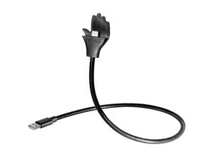 4012386160502 - USB-Kabel usb 20 usb-a Stecker Apple Lightning Stecker 050 m Schwarz mh 1 l - Maxtrack