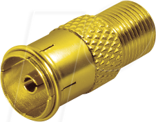 4012386435556 - MATR FF19GL - IEC (Coax) Buchse > F Buchse