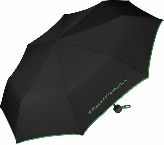 4012428562011 - United Colors of Regenschirm Super Mini - faltbar - Ø 95 cm - Schwarz