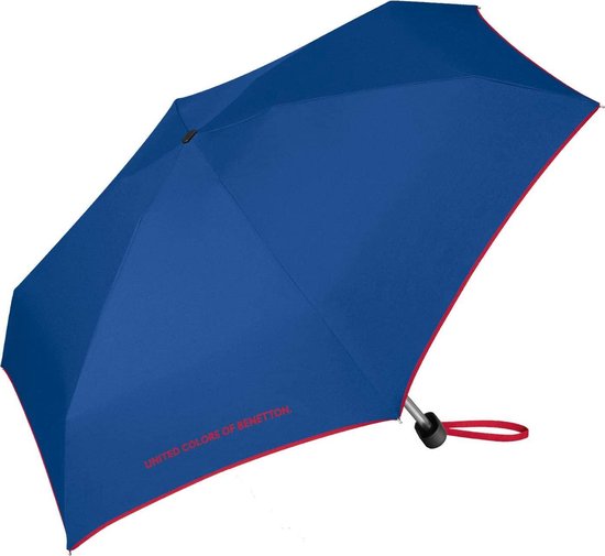 4012428564022 - United Colors of Regenschirm Ultra Mini Flat - faltbar - Ø 88 cm - Blau