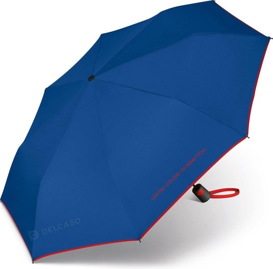 4012428566026 - United Colors of Regenschirm Mini AC - faltbar - Ø 95 cm - Blau 4012428566026 - United Colors of Regenschirm Mini AC - faltbar - Ø 95 cm - Blau