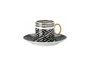 4012437391749 - - Versace La Greca Signature Black Espressotasse 2-tlg