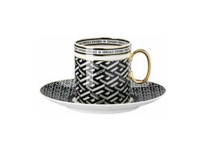 4012437391817 - Versace La Greca Signature Black Kaffeetasse 2-tlg - Rosenthal