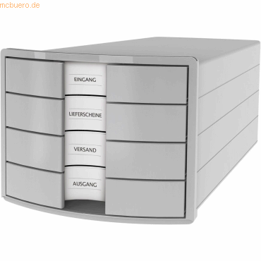 4012473101708 - - Schubladenbox impuls 4 Schubladen din A4 din C4 Polystyrol Gehäusefarbe lichtgrau Farbe der Schublade lichtgrau 4012473101708 - - Schubladenbox impuls 4 Schubladen din A4 din C4 Polystyrol Gehäusefarbe lichtgrau Farbe der Schublade lichtgrau