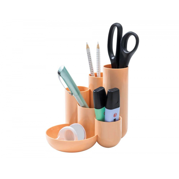 4012473120860 - Schreibtisch-Organizer CAMPUS pastellorange Polystyrol 5 Fächer 131 x 154 x 137 cm 4012473120860 HAN