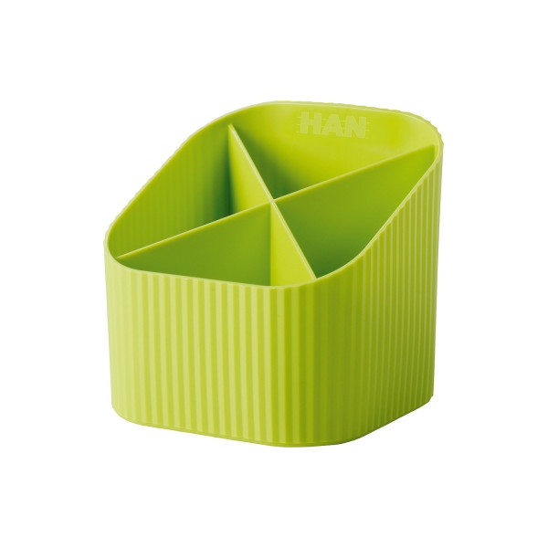 4012473172869 - - Stifteköcher Re-X-LOOP 111 x 105 x 111 cm (b x h x t) Polypropylen 100 % recycelt lemon