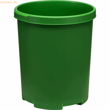 4012473183575 - Großpapierkorb KLASSIK XXL 50l grün 2 Griffmulden extra stabil rund 4012473183575 HAN