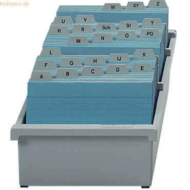 4012473954014 - Karteitrog 954-0-11 Karteitrog Lichtgrau max Anzahl der Karten 1300 Karten DIN A4 quer