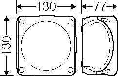 4012591135265 - Hensel Ex-Kabelabzweigkasten KX 0606 C 15-6qmm 5polig schwarz Ex-Zone 2 u22