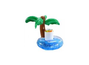 4012594583179 - K&g - aufblasbarer Pool Getränkehalter Palmeninsel Dosenhalter Insel mit Palme