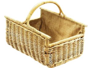 4012622023738 - Aufbewahrungskorb LOCKER Aufbewahrungsboxen Gr B H T 66 cm x 45 cm x 45 cm beige (natur) Kaminholzkorb Korbware Kaminholzkörbe Aufbewahrungsboxen
