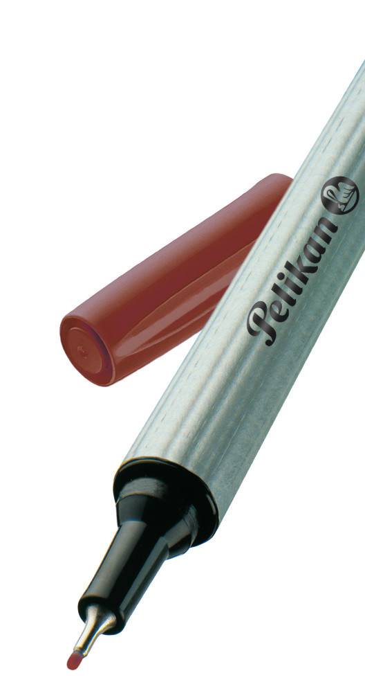 4012700215222 - Pelikan Fineliner 96 braun 10 Stück 04mm Faltschachtel 4012700215222 - Pelikan Fineliner 96 braun 10 Stück 04mm Faltschachtel