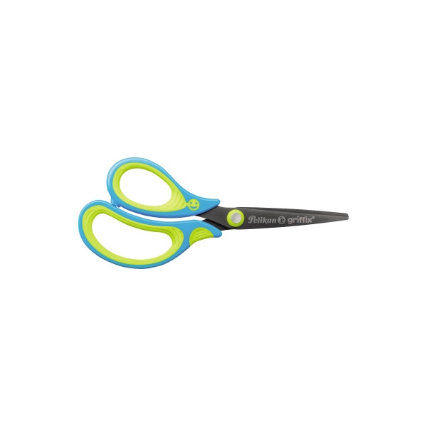 4012700810267 - Bastelschere griffix® 150mm Edelstahl titanbeschichtet Neon Fresh Blue Linkshänder 4012700810267 Pelikan