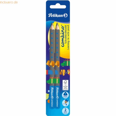 4012700811189 - Schreiblernbleistift Combino blau 2er Blister 4012700811189 2 Stück